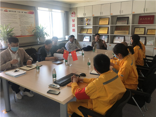 徐州市工信委、發(fā)改委來徐州華潤電力有限公司開展雙控目標聯合檢查