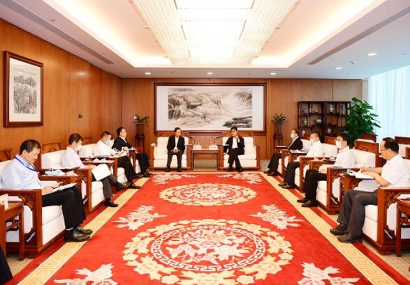 華能集團(tuán)有限公司黨組書記、董事長舒印彪會(huì)見國開行董事長趙歡