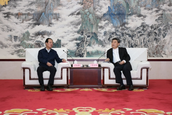 丁焰章拜會(huì)安徽省委常委、常務(wù)副省長(zhǎng)鄧向陽(yáng)