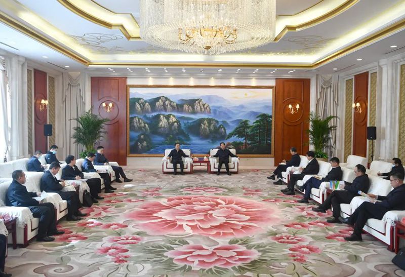 鄒磊拜會(huì)寧夏回族自治區(qū)黨委書記、人大常委會(huì)主任陳潤兒