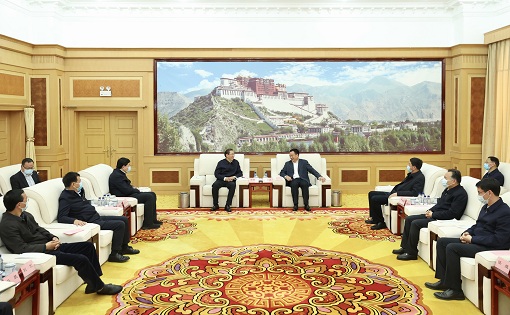 辛保安、張智剛拜會(huì)西藏自治區(qū)黨委書記王君正、自治區(qū)主席嚴(yán)金海