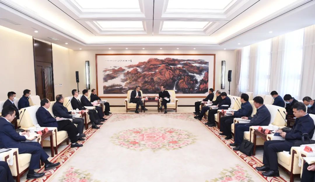 錢智民、江毅拜會(huì)內(nèi)蒙古自治區(qū)黨委書記、人大常委會(huì)主任石泰峰