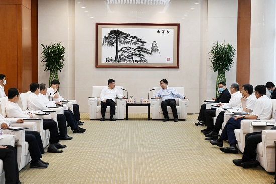 鄧建玲會(huì)見承德市委書記柴寶良、市長王亞軍