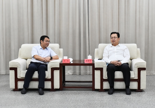 劉源拜會河北省委常委、副省長，雄安新區(qū)黨工委書記、管委會主任張國華
