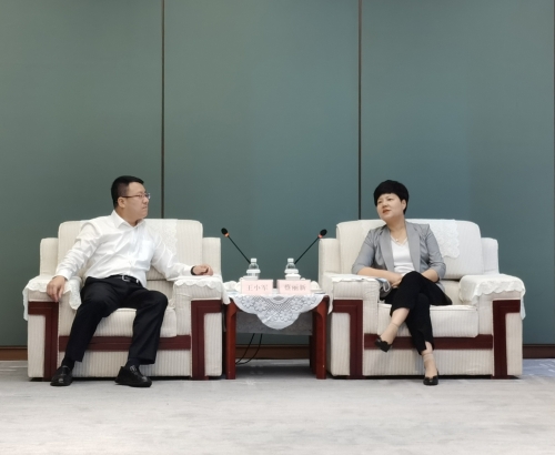 王小軍拜會廣西壯族自治區(qū)黨委常委、常務副主席蔡麗新