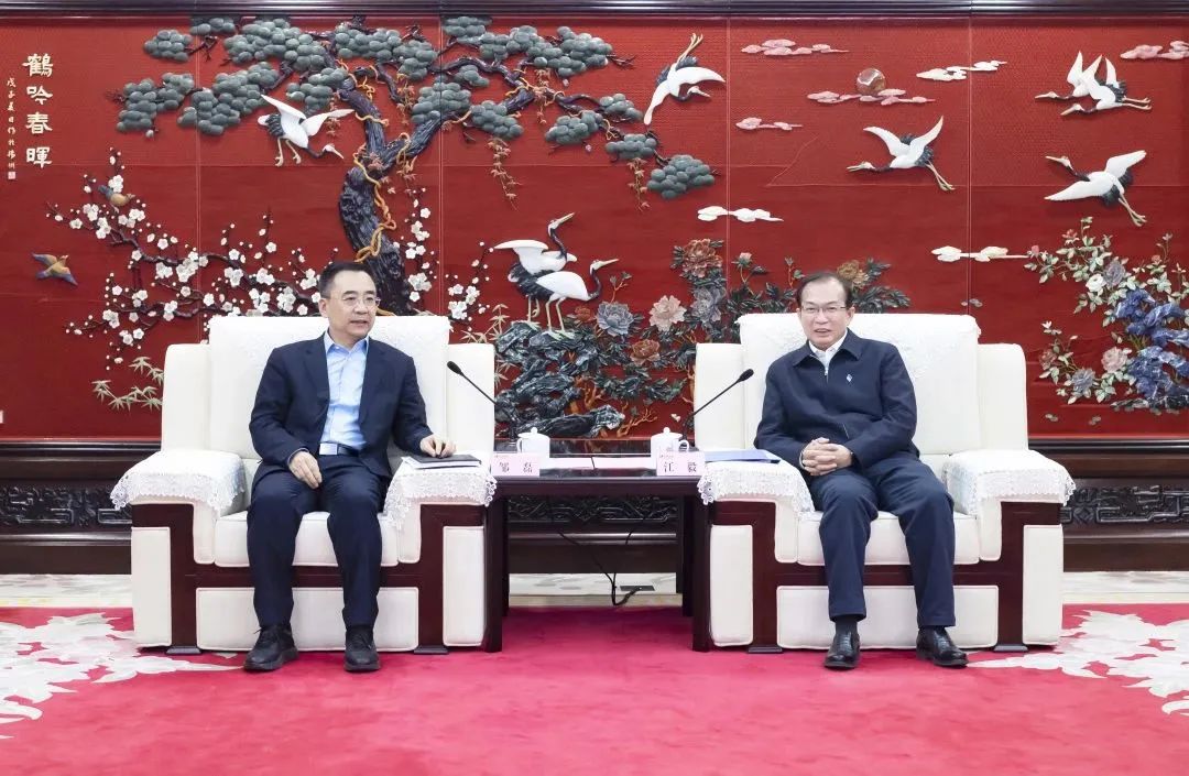 鄒磊、劉明勝拜訪中國(guó)華電董事長(zhǎng)江毅、總經(jīng)理葉向東