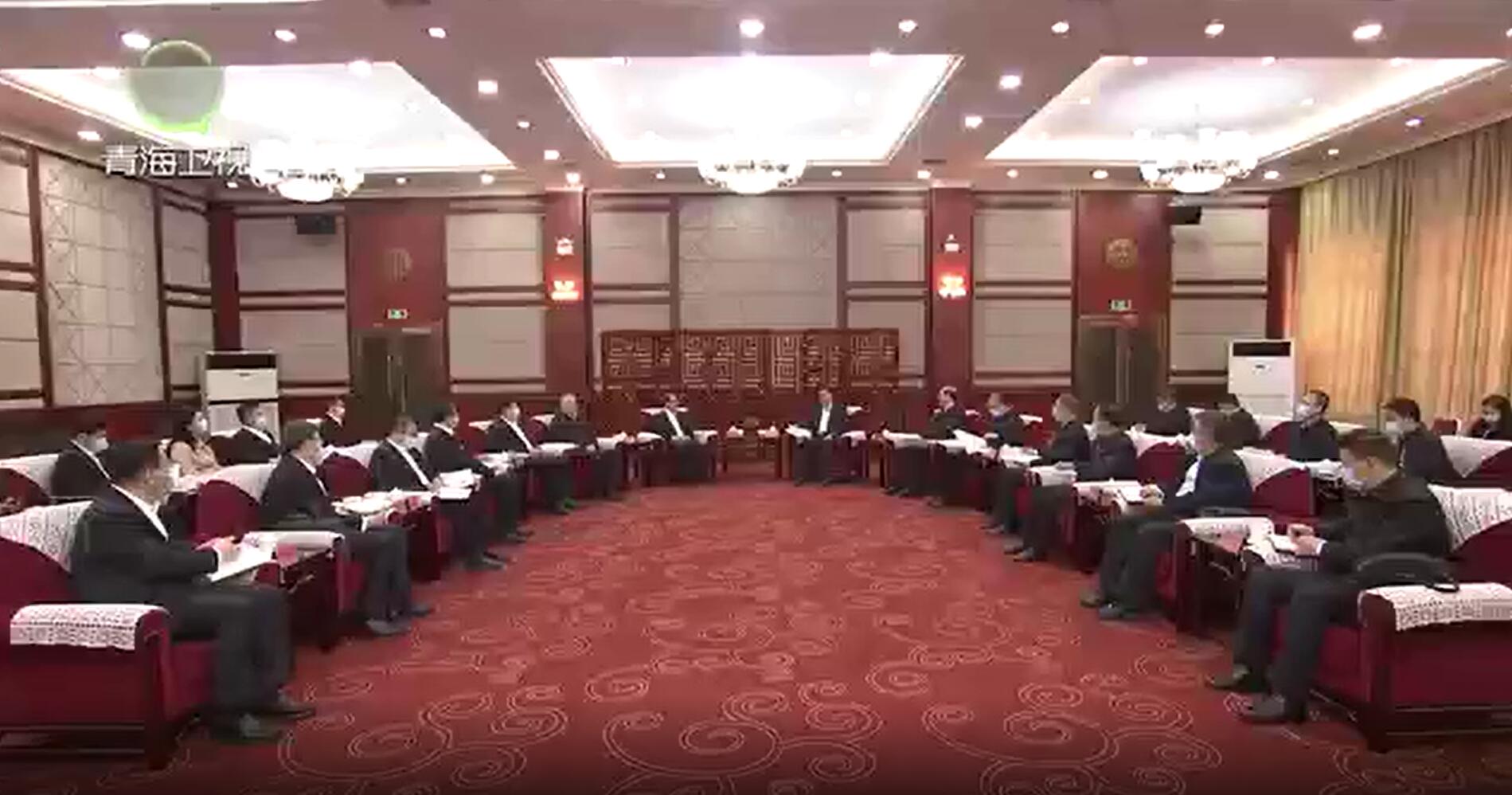 華電集團黨組書記江毅、黨組副書記葉向東拜會青海省委書記陳剛、省長吳曉軍