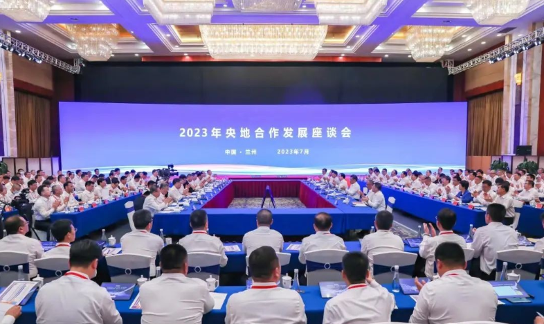 江毅拜會甘肅省委副書記、省長任振鶴 出席蘭洽會并作交流發(fā)言