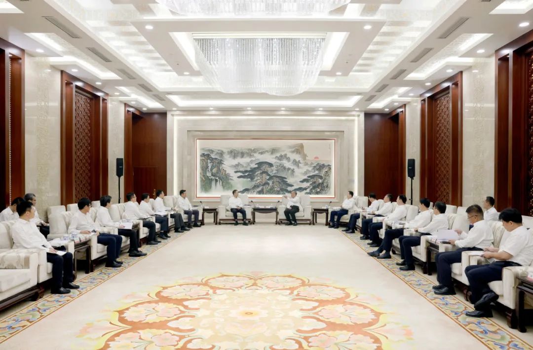 大唐集團(tuán)鄒磊、劉明勝拜會(huì)山東省委書記林武、省長(zhǎng)周乃翔
