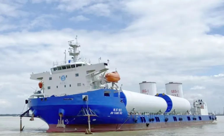 46套全部發(fā)運(yùn)！文船重工承建粵電陽(yáng)江青洲風(fēng)電場(chǎng)塔筒交付完畢