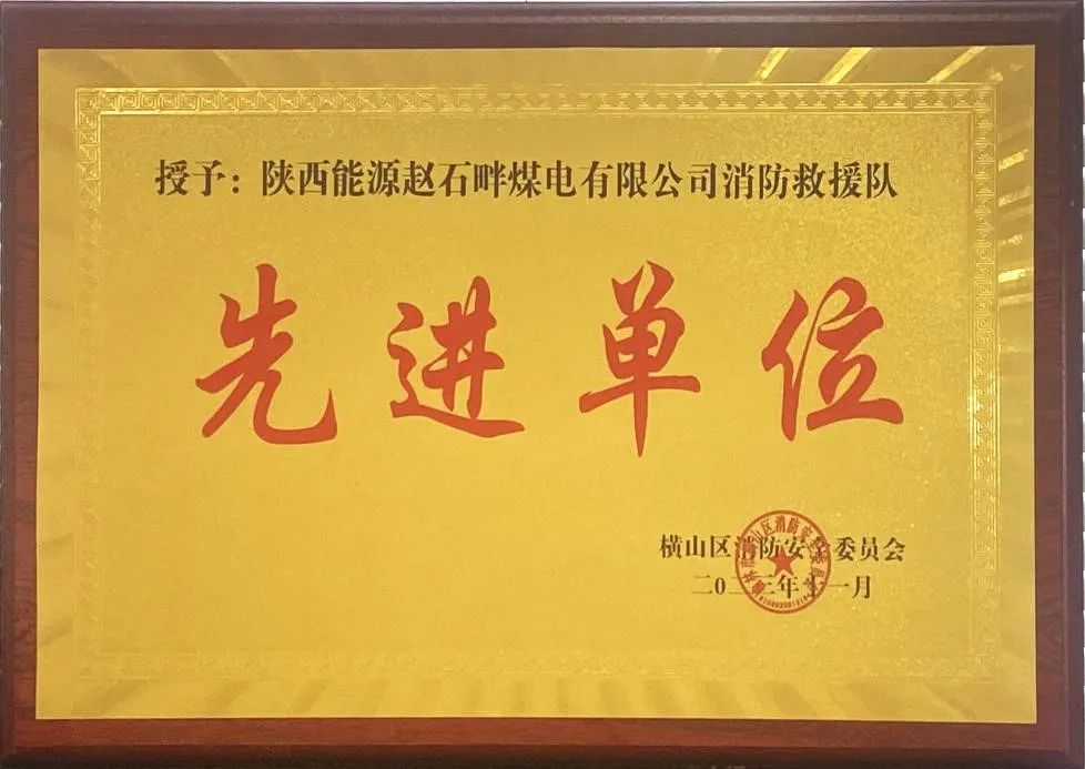 優(yōu)秀！再續(xù)輝煌！陜投集團(tuán)趙石畔煤電消防工作又獲表彰