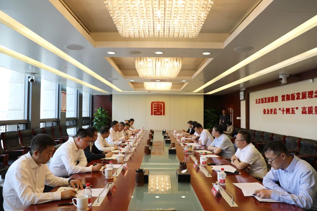 中建一局黨委書記、董事長吳愛國拜會大唐國際黨委書記、董事長王順啟