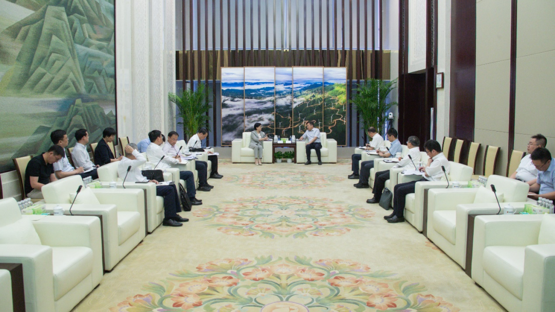 國家電投黨組書記、董事長劉明勝會見江蘇省委常委、南京市委書記韓立明