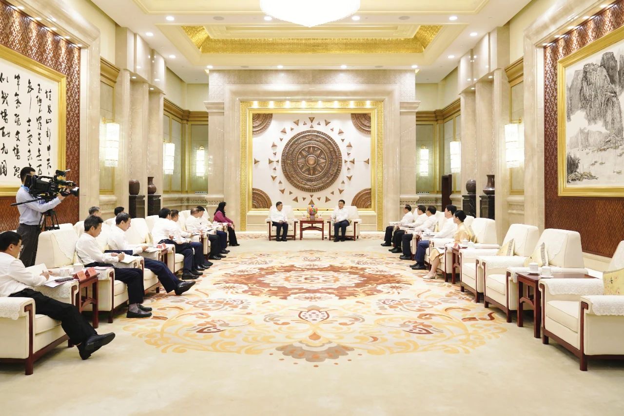 中國能建黨委書記、董事長宋海良拜會廣西壯族自治區(qū)黨委書記劉寧
