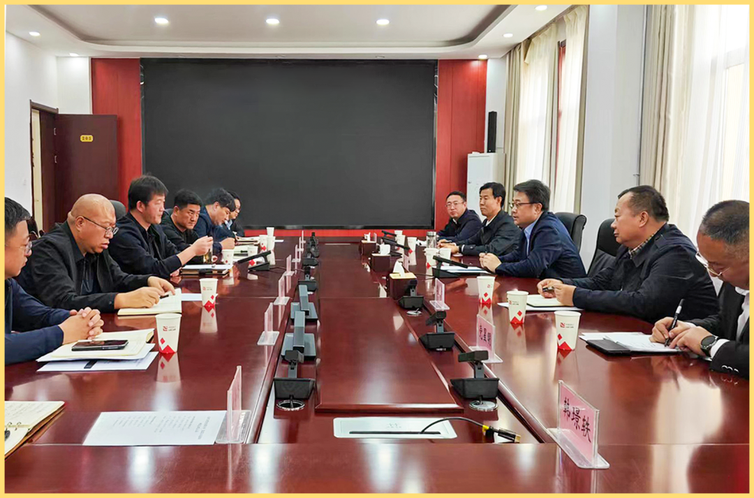 大唐甘肅公司黨委書記、董事長王國金會見景泰縣委副書記、縣長陳啟智