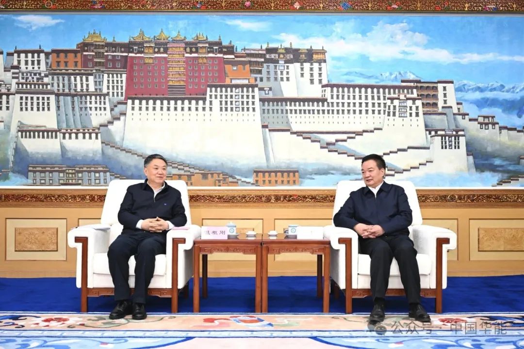 華能集團董事長、黨組書記溫樞剛拜會西藏自治區(qū)黨委書記王君正