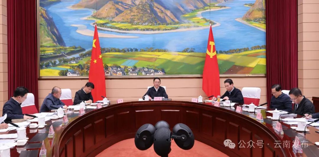 云南省委副書記、省長王予波主持召開省能源委全體會議